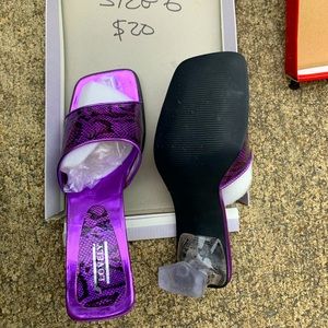 Lovely purple slip on shoe